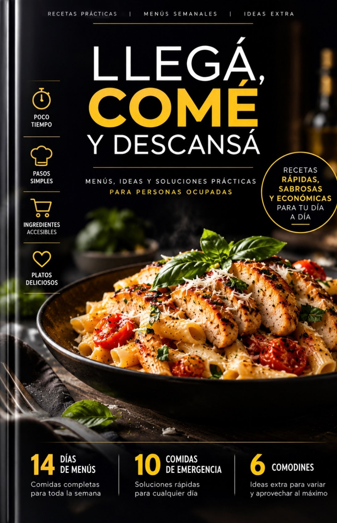 Come, llega y descansa - Manual de cambio de vida para los que quieran comer rico en poco tiempo y descansar